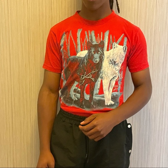 y2k wolf tee - Picture 1 of 3